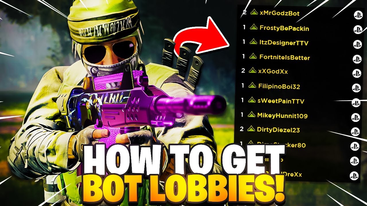 How to REVERSE BOOST / GET BOT LOBBIES in COLD WAR!! (REVERSE BOOST ON ANY CONSOLE PC/PS4/PS5/XBOX)