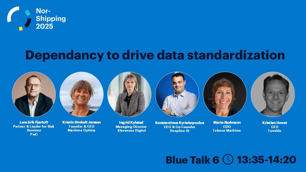 Blue Talk 6 - Dependancy to drive data standardisation