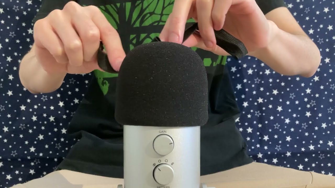 ASMR Windscreen Scratching with Elastic Straps [No Talking]