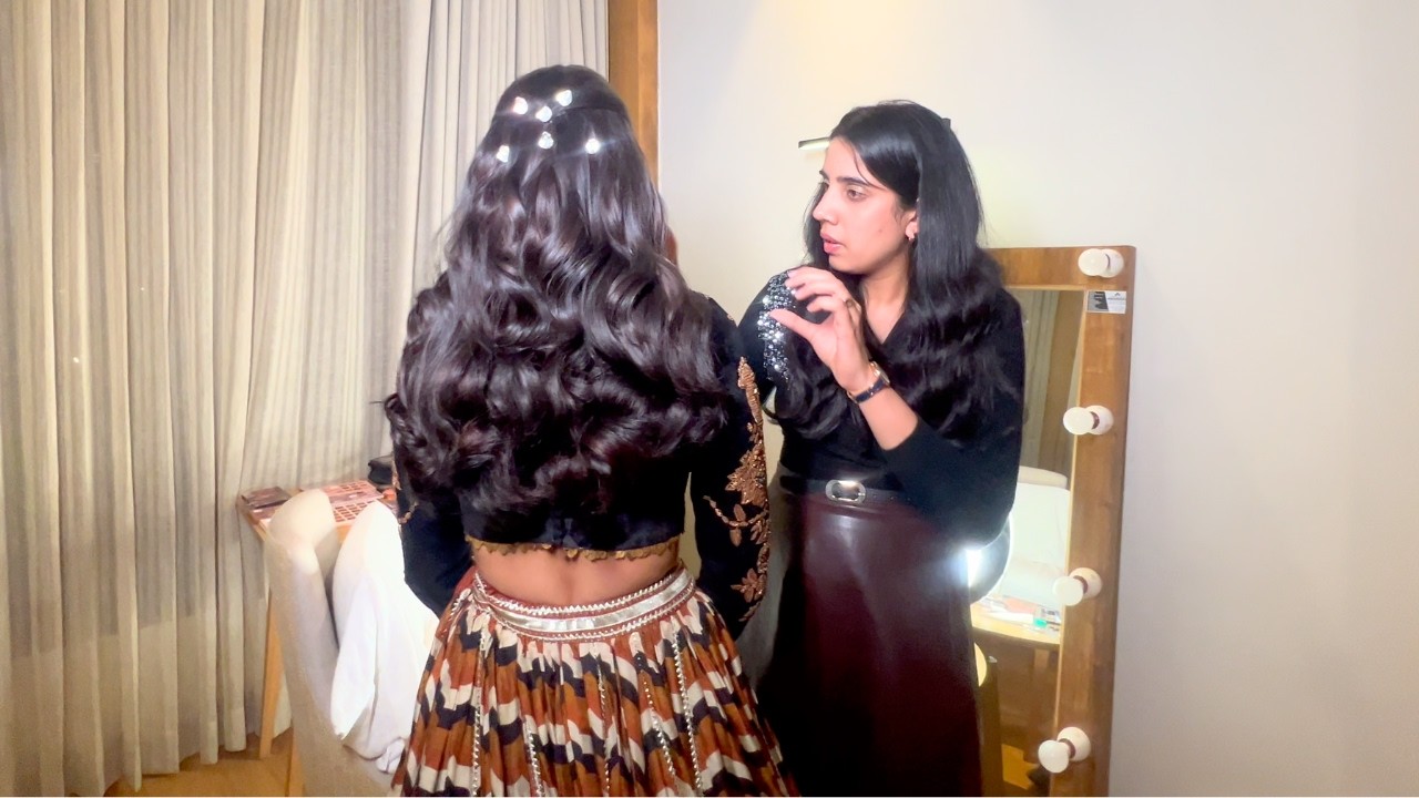 Bride ki Hairstyle kese bnaya dekho 😯 | dilip sisodiya vlogs 