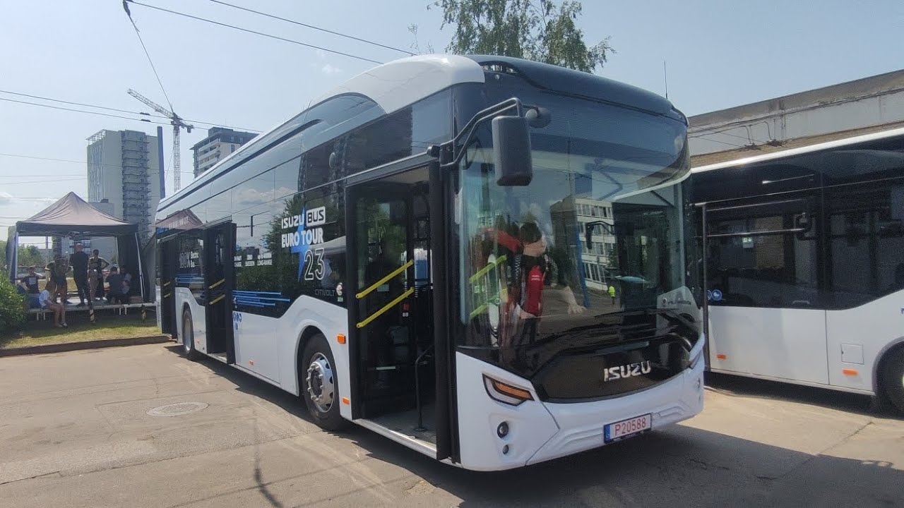 обзор автобуса Anadolu isuzu CitiVolt 12