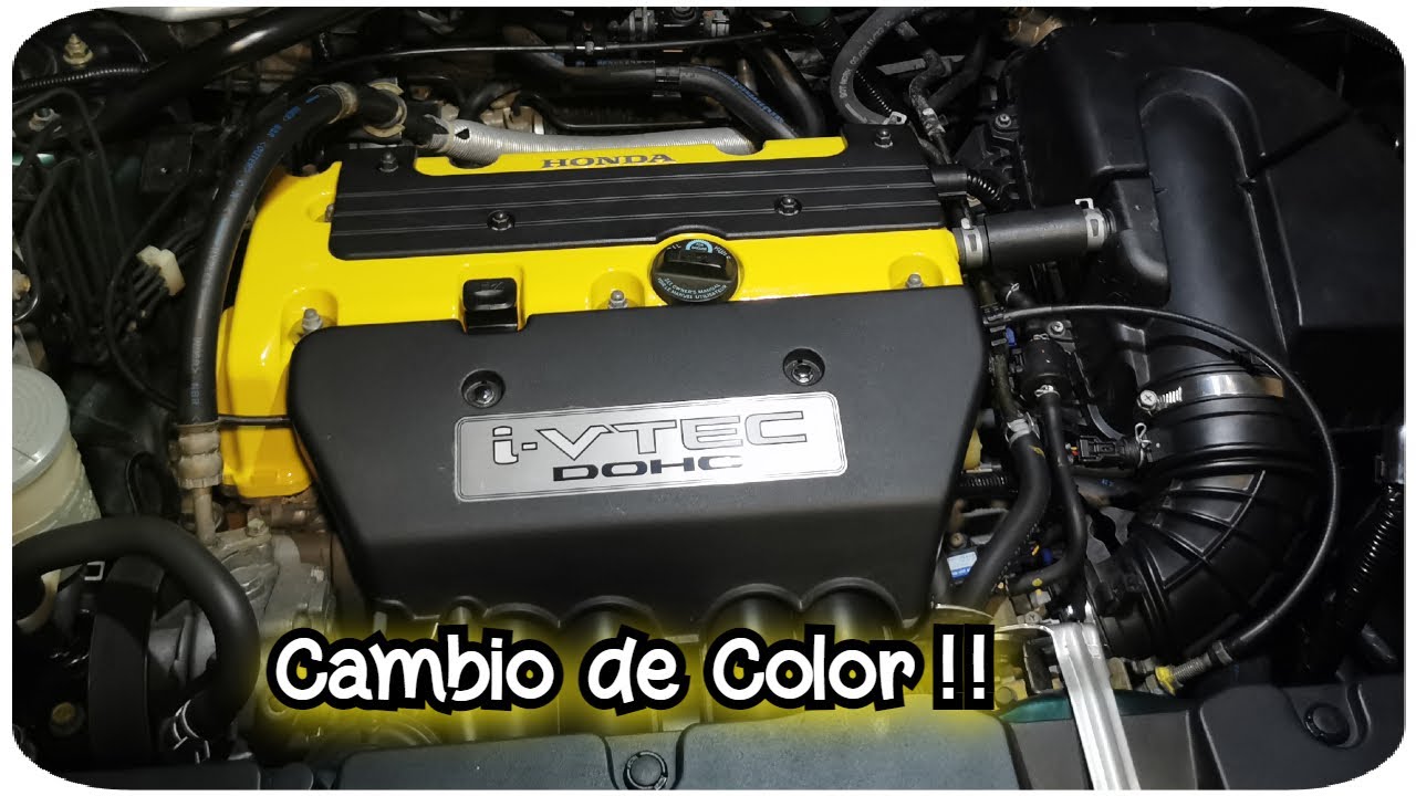 TUTORIAL Como PINTAR TAPA VÁLVULAS K20 HONDA
