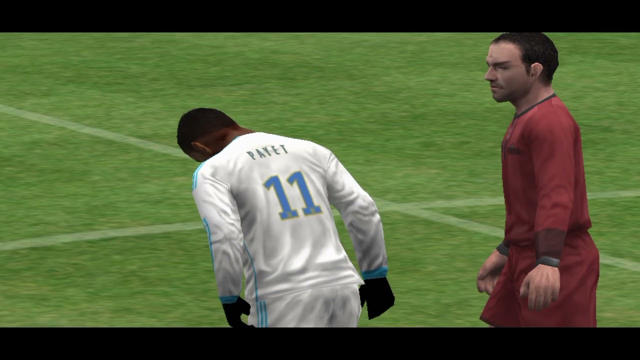 Pes 2014 PSP gameplay (ppsspp) olympic Marseille vs Psg