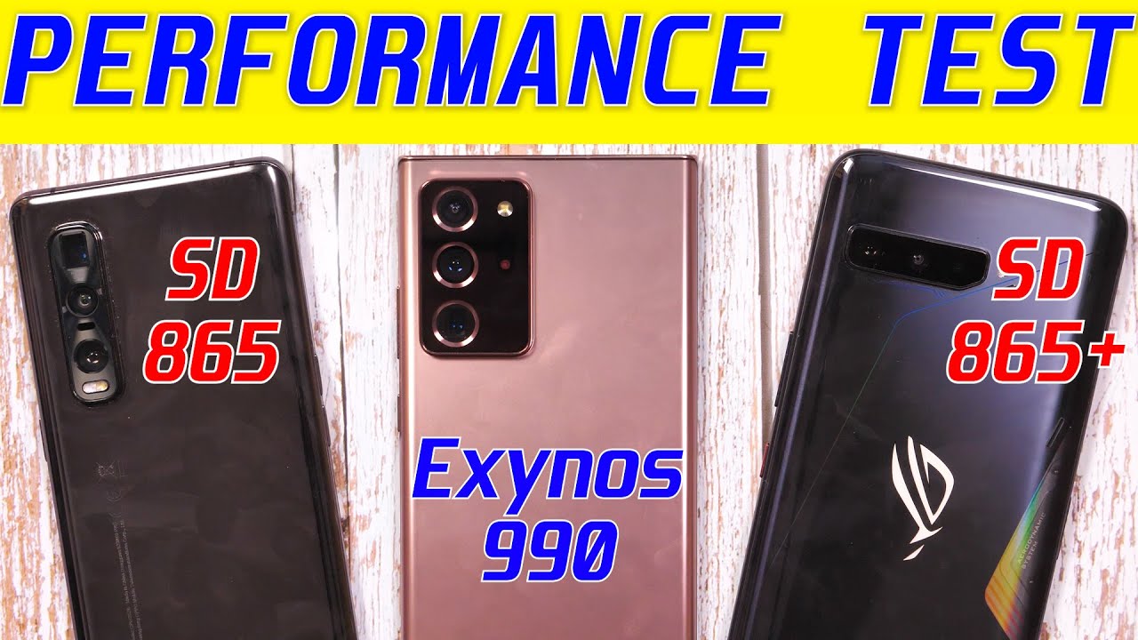 Asus ROG 3 vs Note 20 Ultra, Find X2 Pro Extreme Gaming, Speed Test | Battery Drain, Charging Test