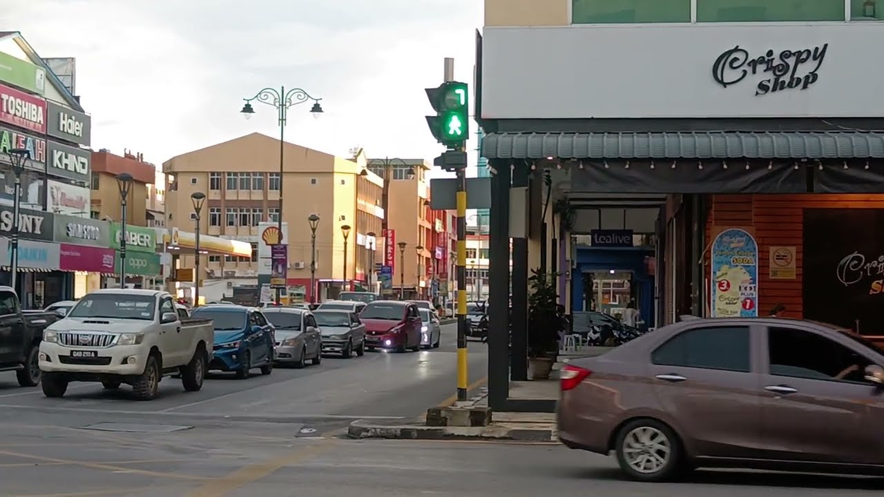 New Pedestrian Traffic Light With Sound. Sarikei, Sarawak. Malaysia (Part 8)