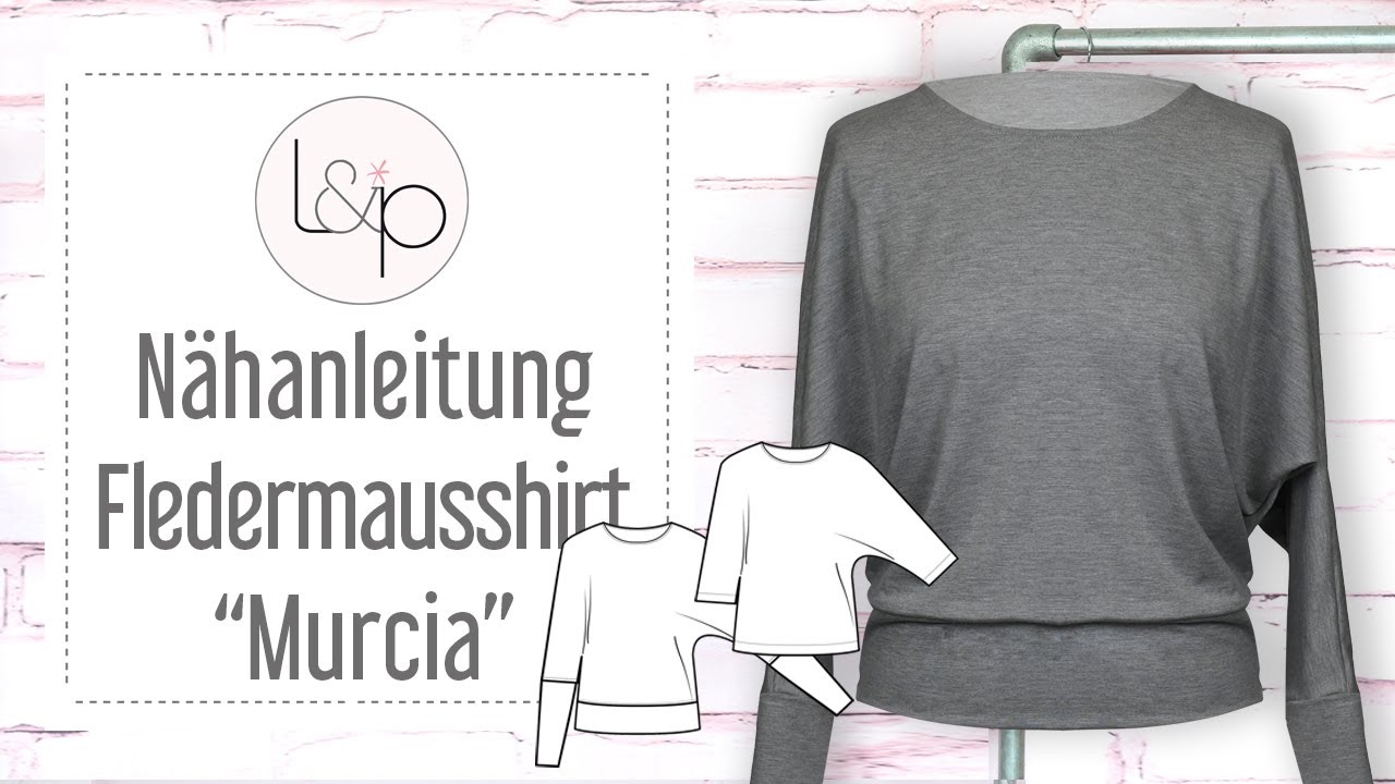 Nähanleitung Fledermausshirt 