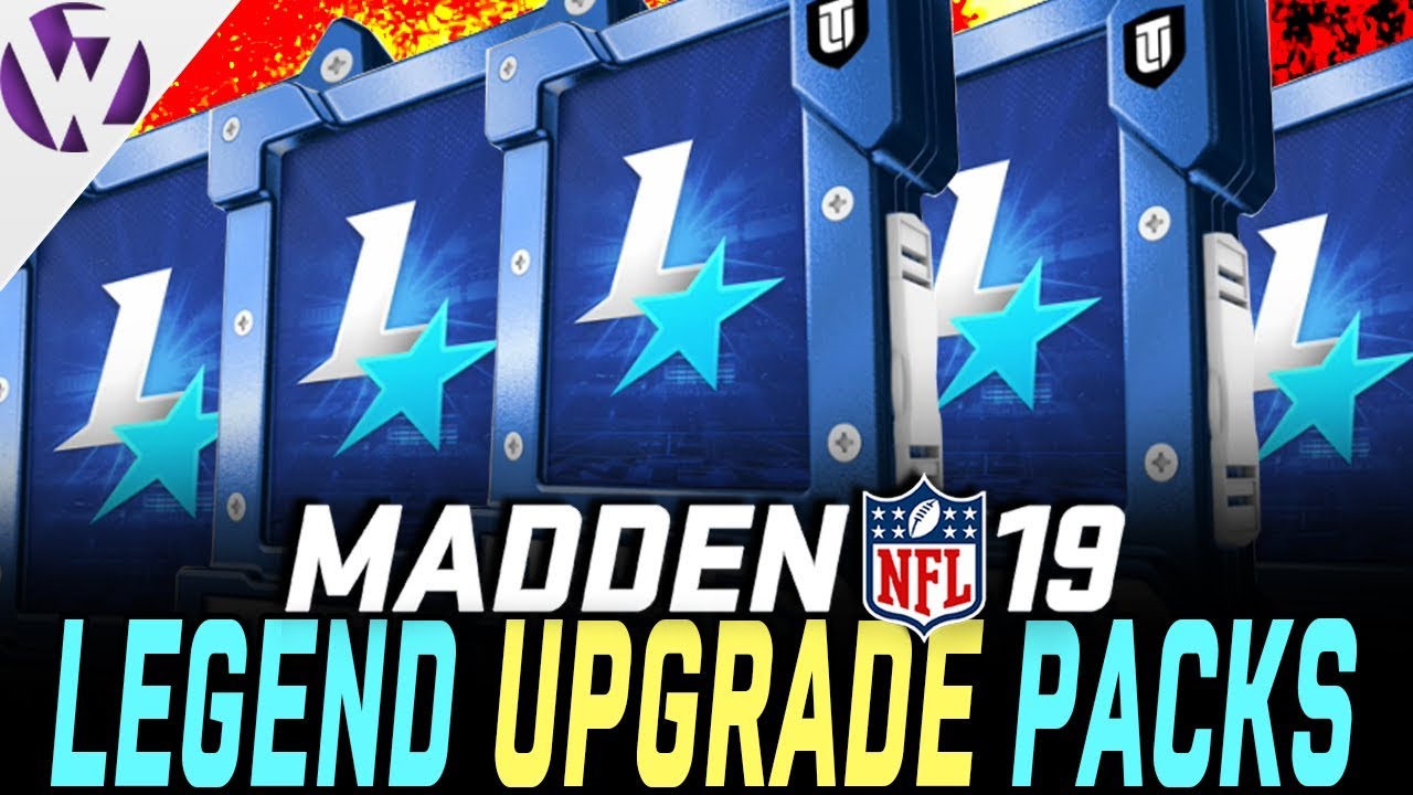 20 LEGEND UPGRADE PACKS! - Madden 19 Pack Opening
