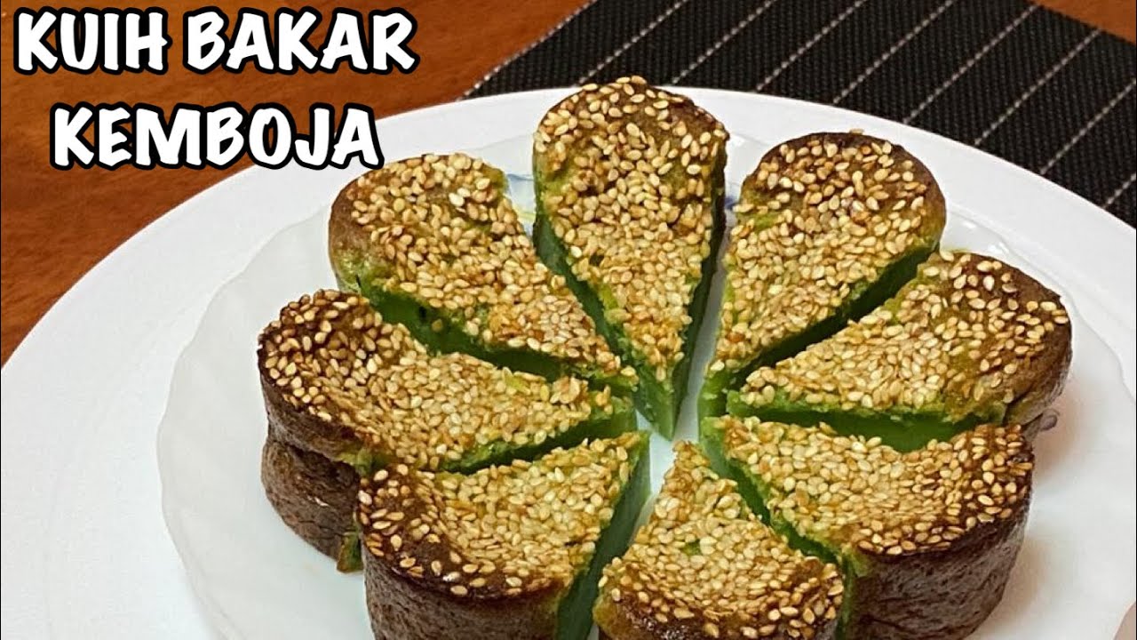 Resepi Kuih Bakar Kemboja Sangat Sedap Dan Lembut | Sukatan Cawan