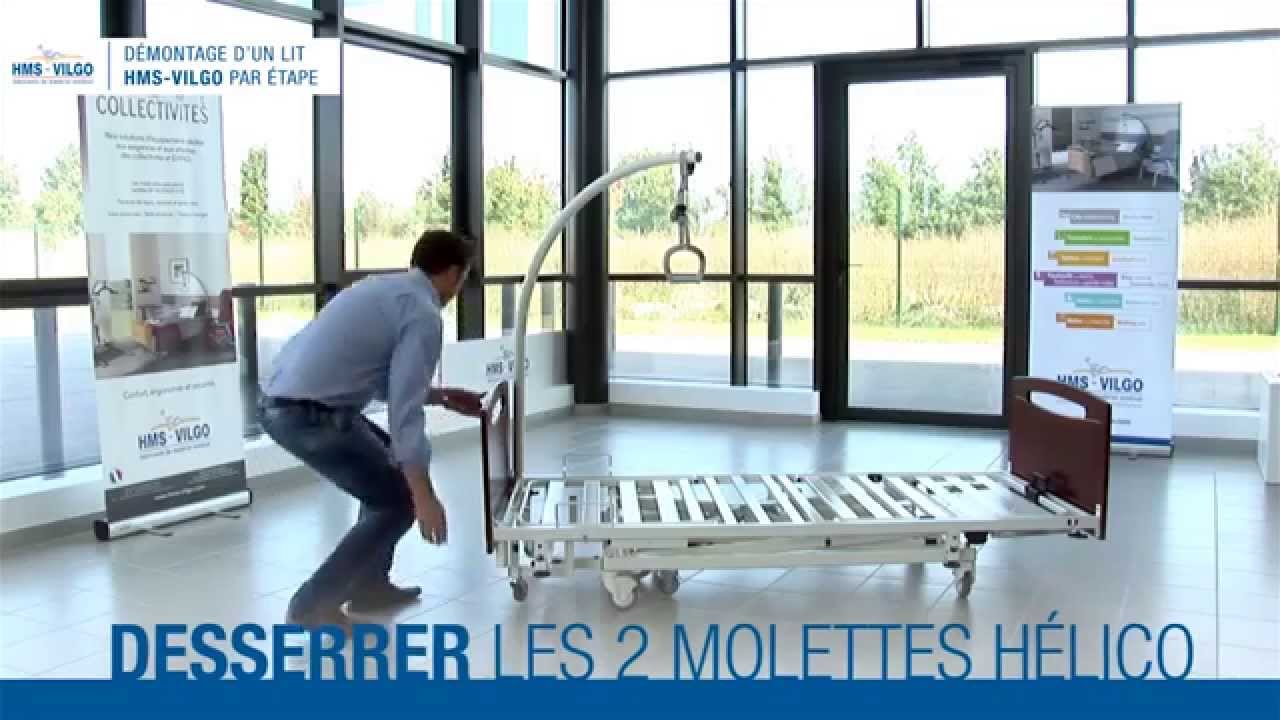 Démonstration du démontage du lit Trolley HMS VILGO