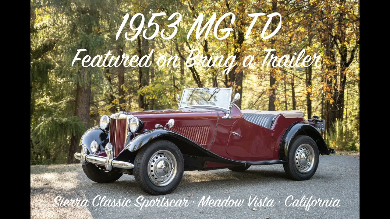 1953 MG TD Driving Video, featured on Bring a Trailer by Sierra Classic Sportscar