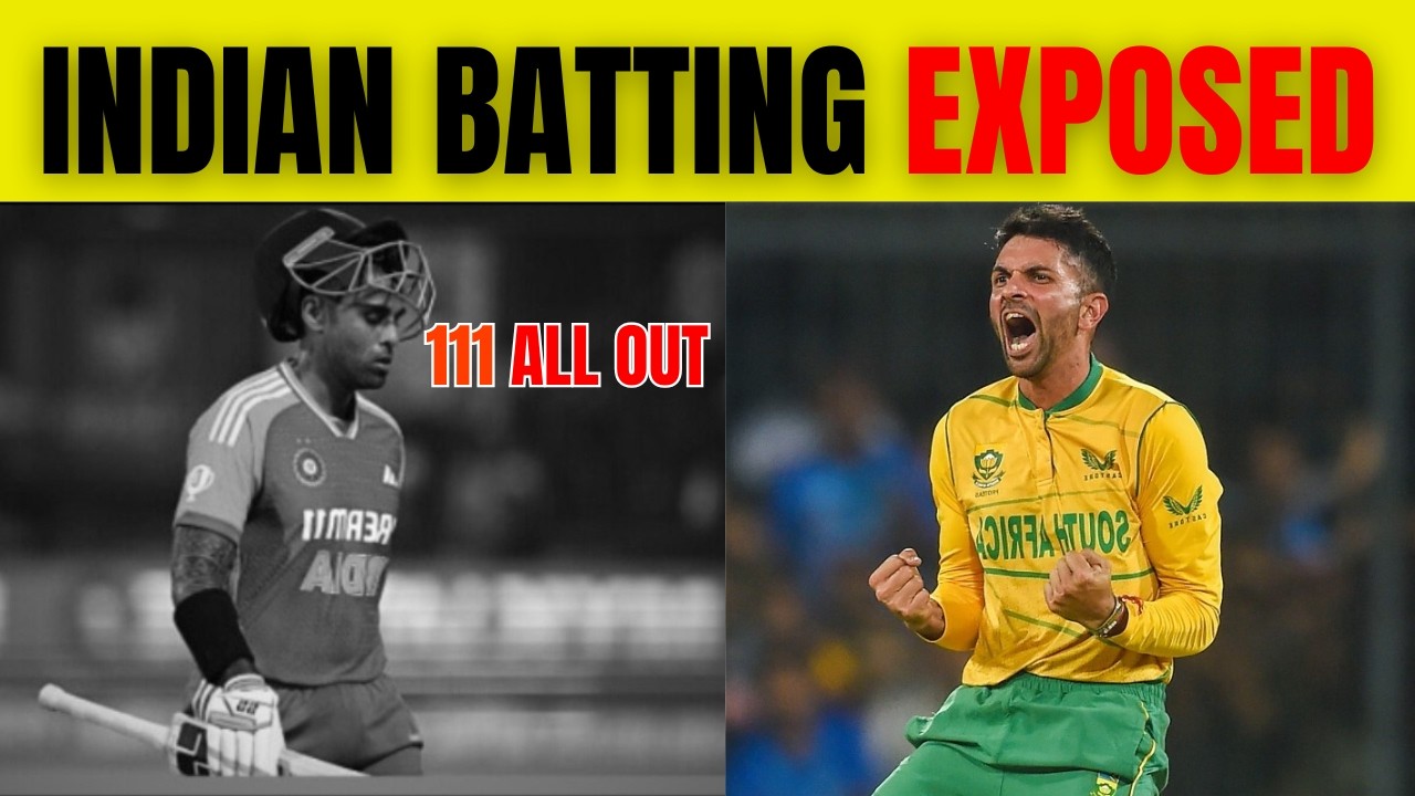 Indian Batting Exposed EXPOSED 😳 | 111 ALL OUT vs South Africa