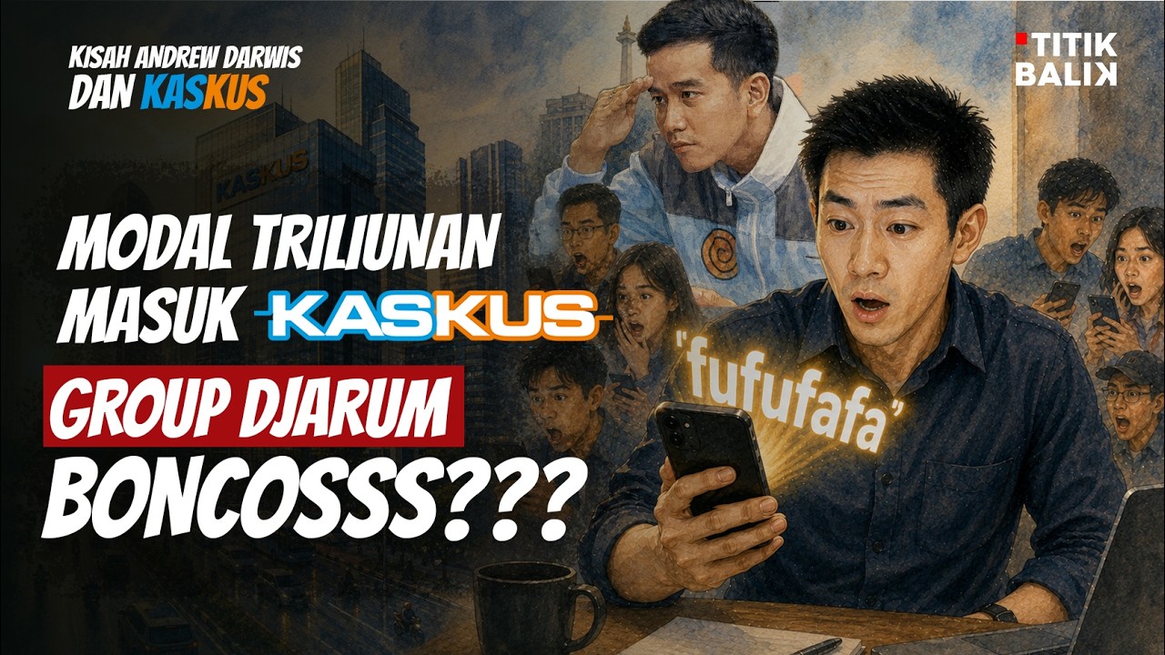 Titik Balik Andrew Darwis - Kaskus Digelontor Modal Triliunan Tapi Kini Ditinggalkan