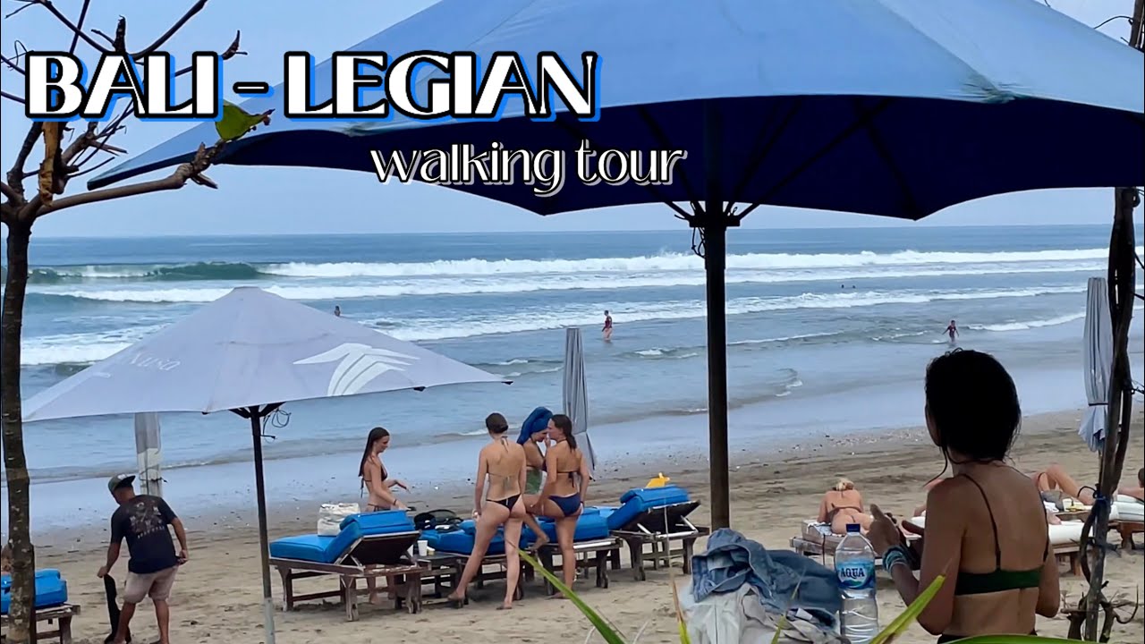BALI | LEGIAN | SEMINYAK | WALKING TOUR | FEBRUARY 2025 #beach#trip#bali