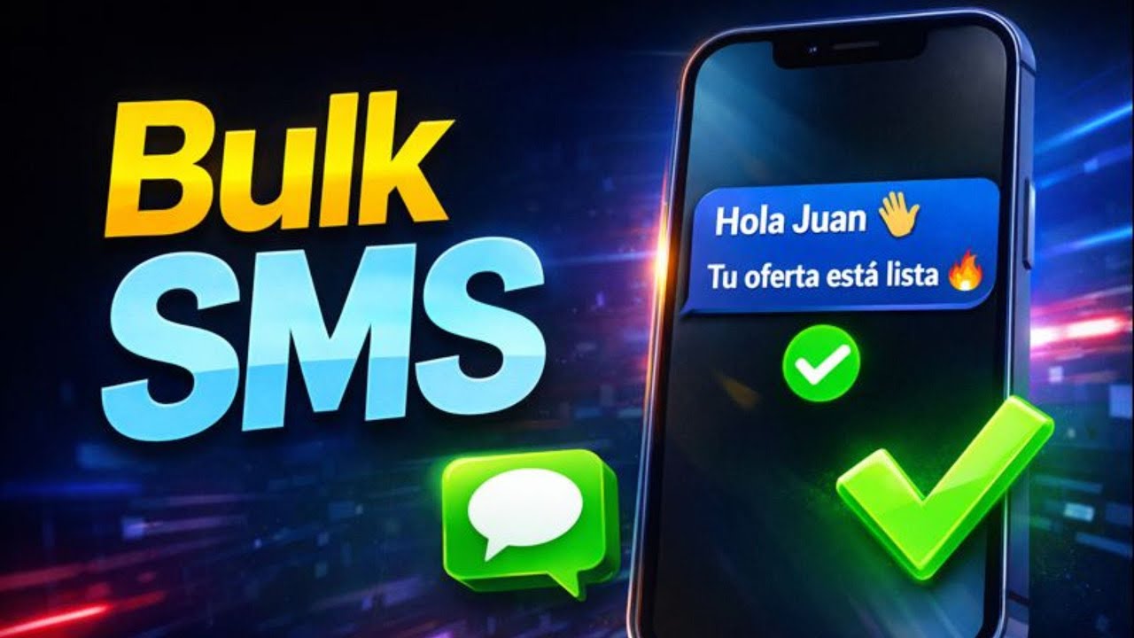 Bulk RCS and SMS mailings with names and variables