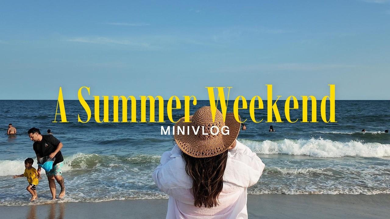 Summer Weekend Vlog | Thai Fairl | 🏖️ Beach Day | Homemade Strawberry Jam 🍓 | Dinner with Friends