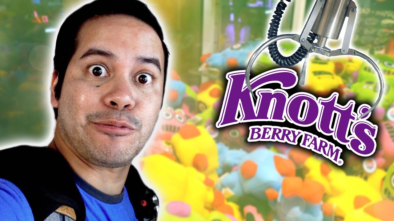 We played ALL the claw machines at Knott's Berry Farm!
