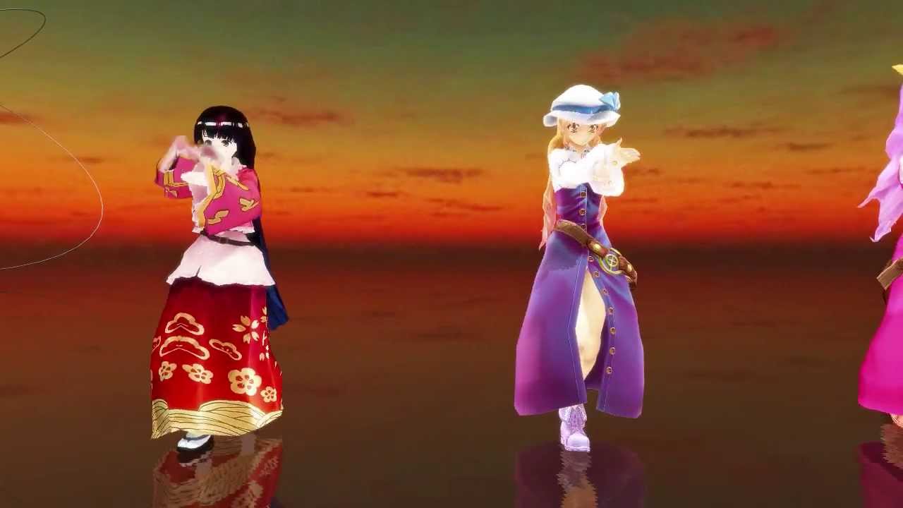【東方ＭＭＤ】夏だ！東方オールスター107体「僕と私とニコニコ動画」