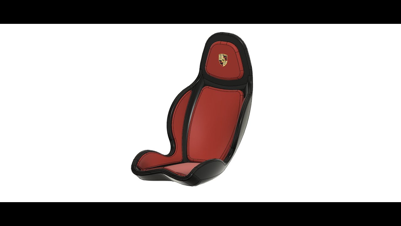Fusion360_Racing car seat speed modeling