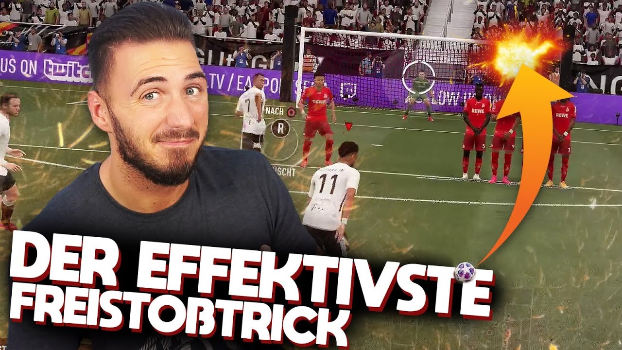 DER EFFEKTIVSTE FREISTOSSTRICK IN FIFA 21! | TUTORIAL