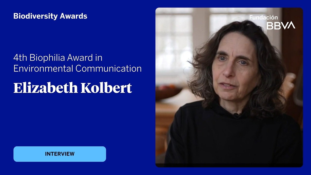 Interview with Elizabeth Kolbert, winner of the 4th Biophilia Award for Environmental Communication