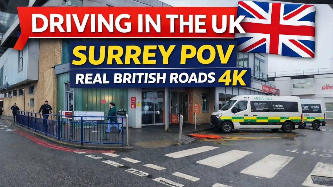 🚗 Driving in the UK 🇬🇧 | Surrey Countryside Drive | Passenger POV | 4K HD #drivinginuk #traveluk