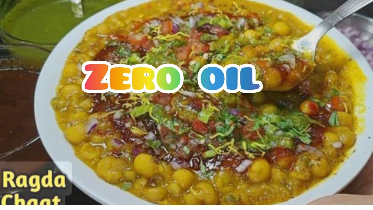 Ragda Chaat Without Oil 😱// Healthy Evening snack//  झटपट से बनने वाली रगड़ा चाट // Indian snack 
