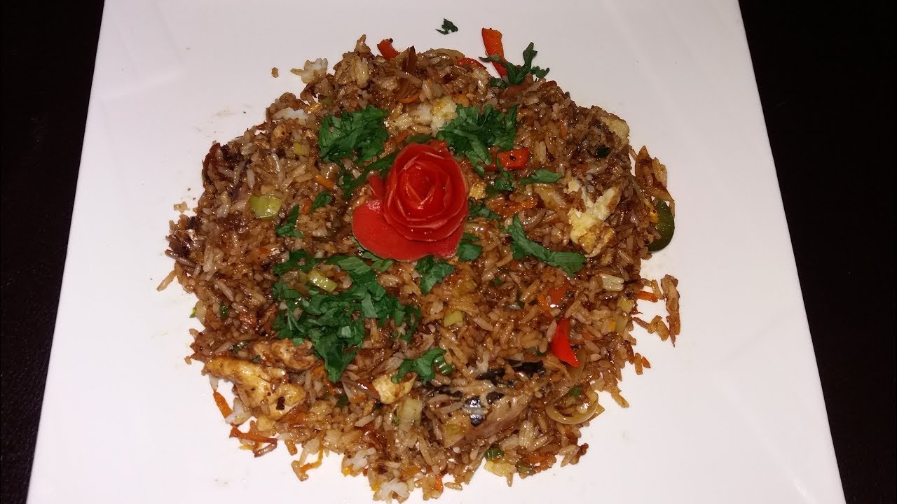 Jamaican Tin Mackerel Fried Rice