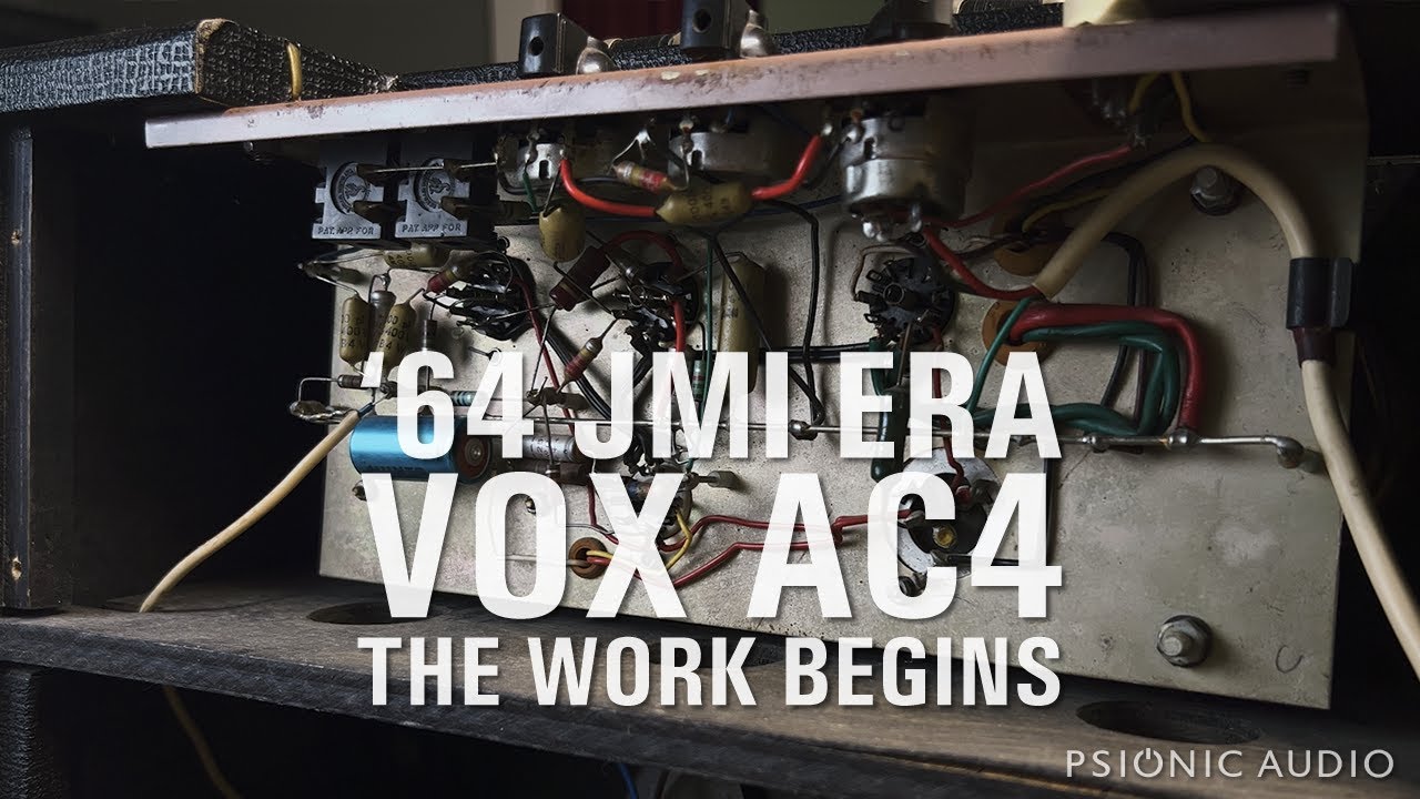 '64 JMI Era Vox AC4 | The Work Begins