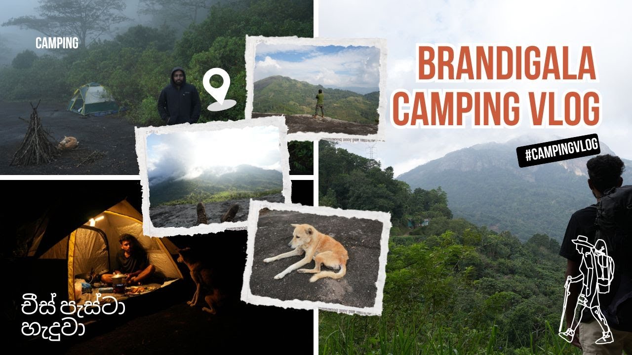 මීදුම මැද්දේ කරපු සුපිරිම කැම්පින් එක | Brandigala Hike | Camping | DJI ACTION 4, SONY A6700