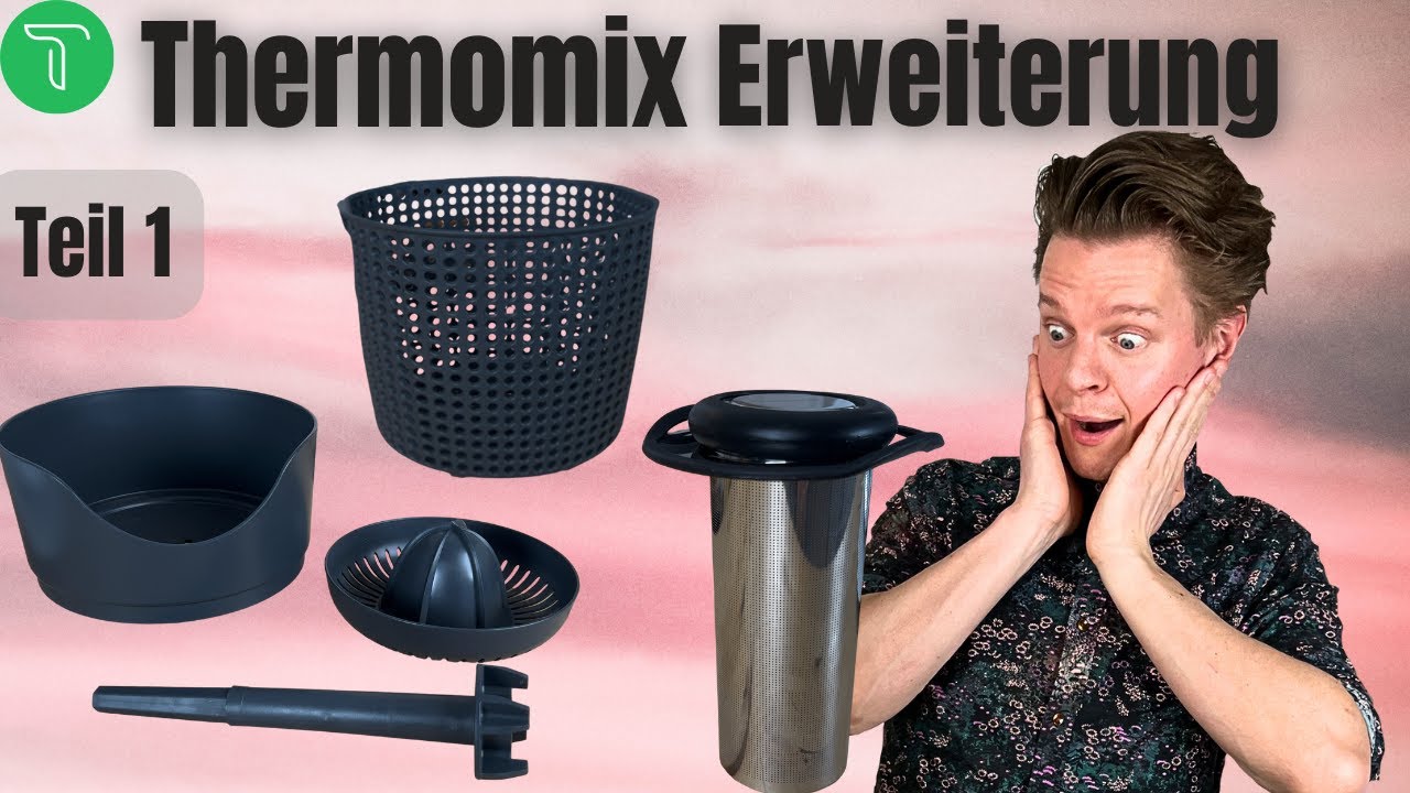 Thermomix TM5 TM6 Erweiterung! Salatschleuder WunderJuicer Filtix im Zubeh&ouml;r-Test! Teil 1