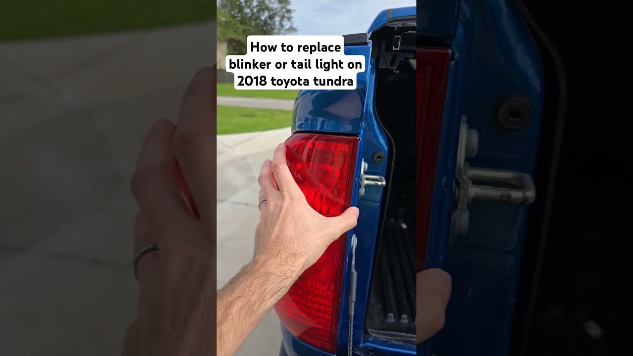 How to replace blinker or tail light on 2018 toyota tundra #rearlamp #taillight #tundra #toyota