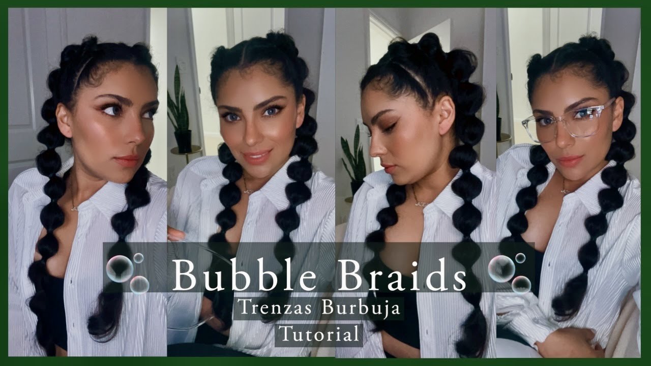 ♡Bubble Braids♡ Trenzas Burbuja♡TUTORIAL♡Alternativa de Trenzas Francesas♡French Braid Alternative♡
