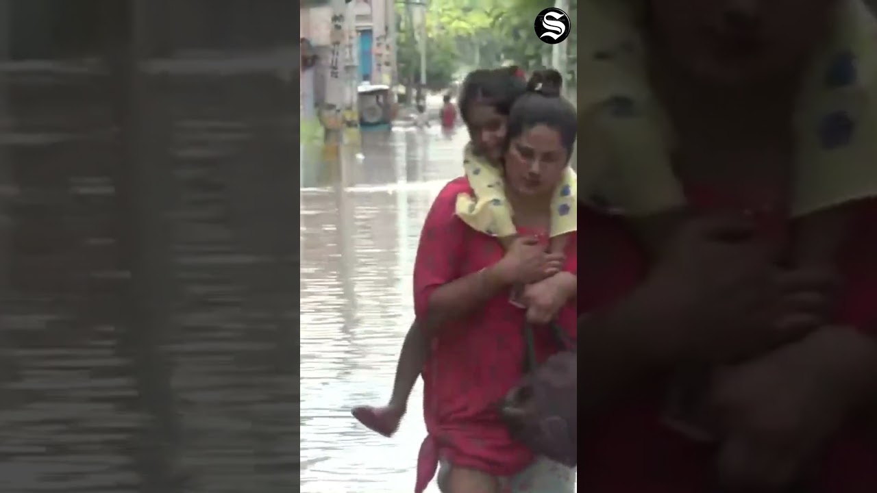 Water inundated residential areas of JJ Colony as the Munak Canal&nbsp;breaks&nbsp;| #TheStatesman