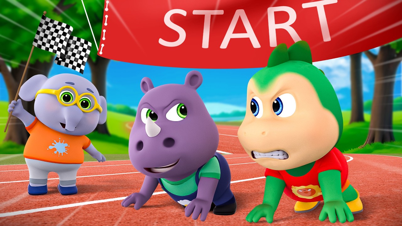 La Carrera Increíble 🔥 SPIKE Vs STORM 🏃‍♂️ | Dibujos Animados Divertido | Video Para Niños