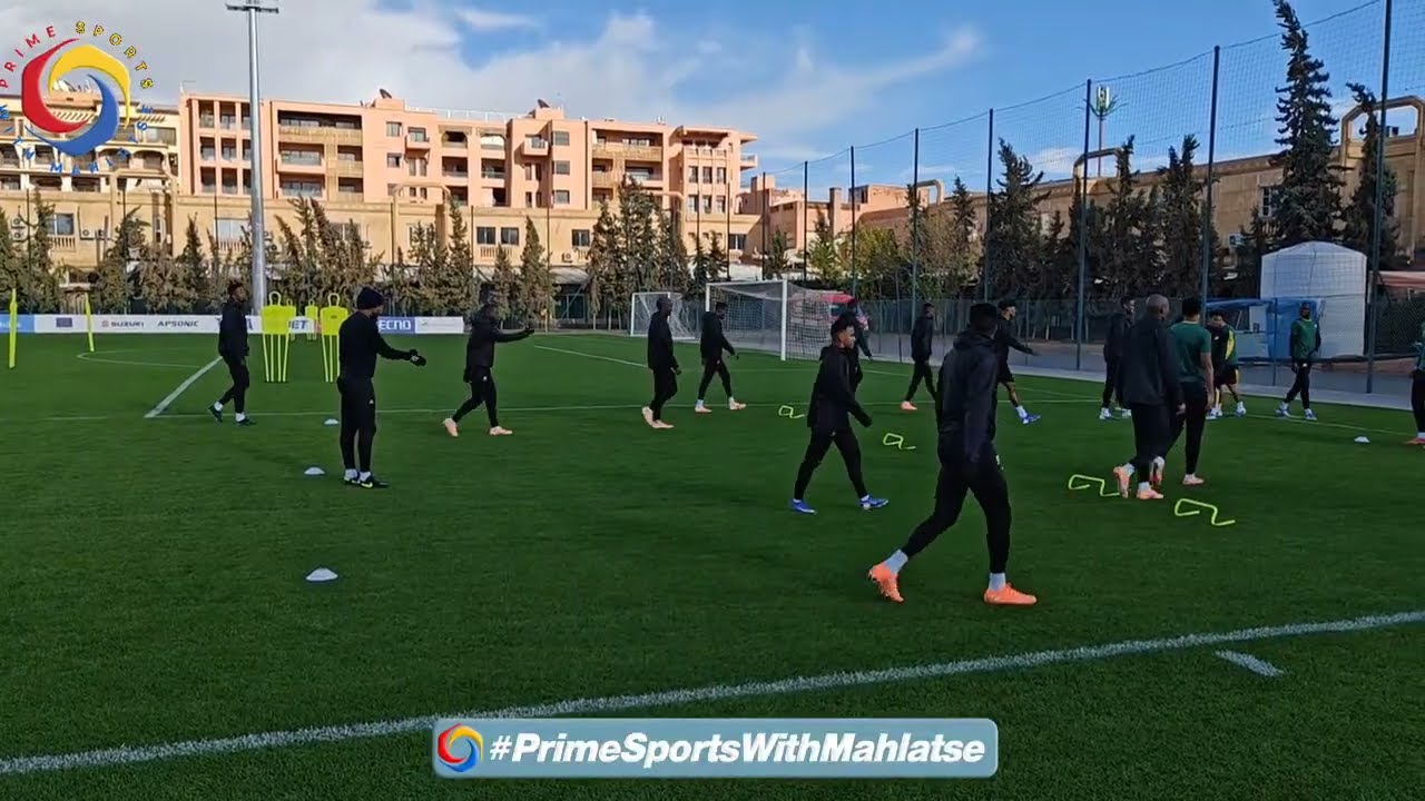 Behind the scenes with Bafana Bafana in Morocco. 