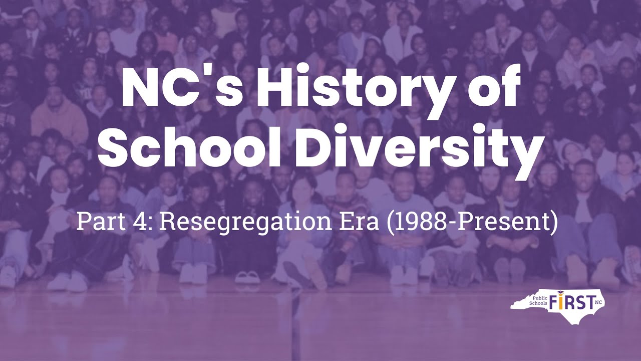 NC's History of School Diversity&mdash;Part 4: Resegregation (1988-Present)