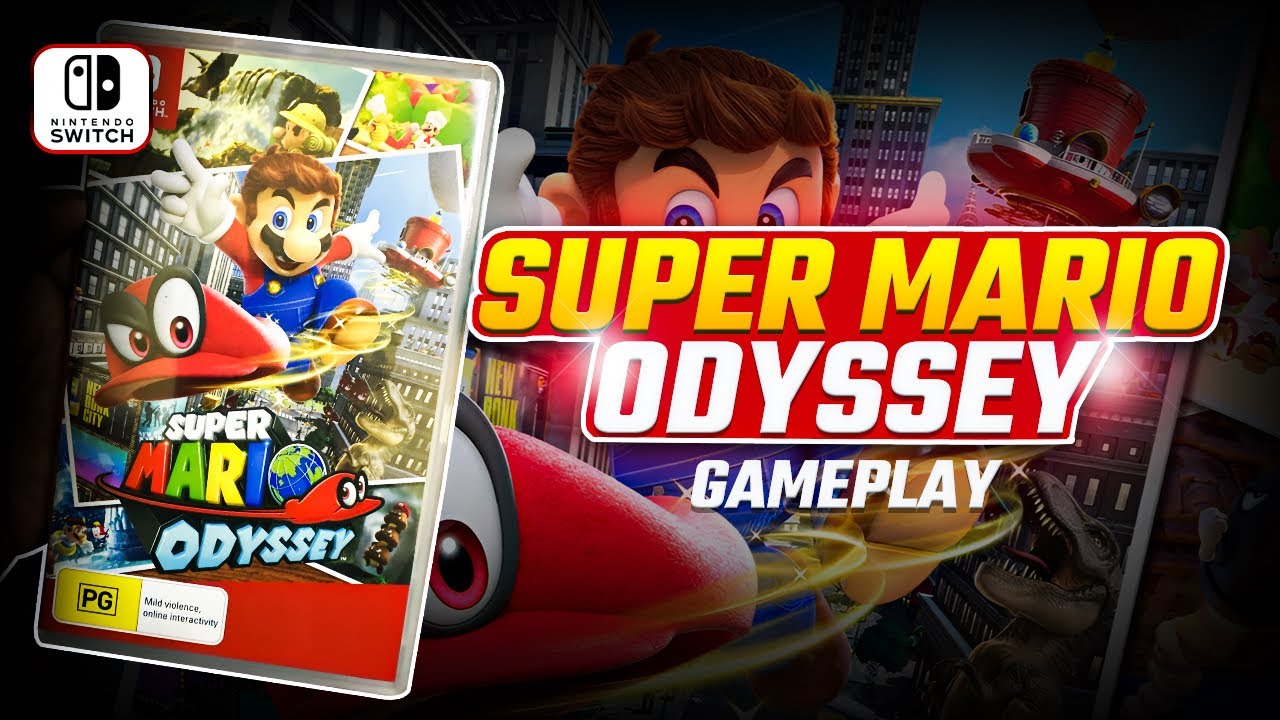 Nintendo Switch OLED Super Mario Odyssey Gameplay