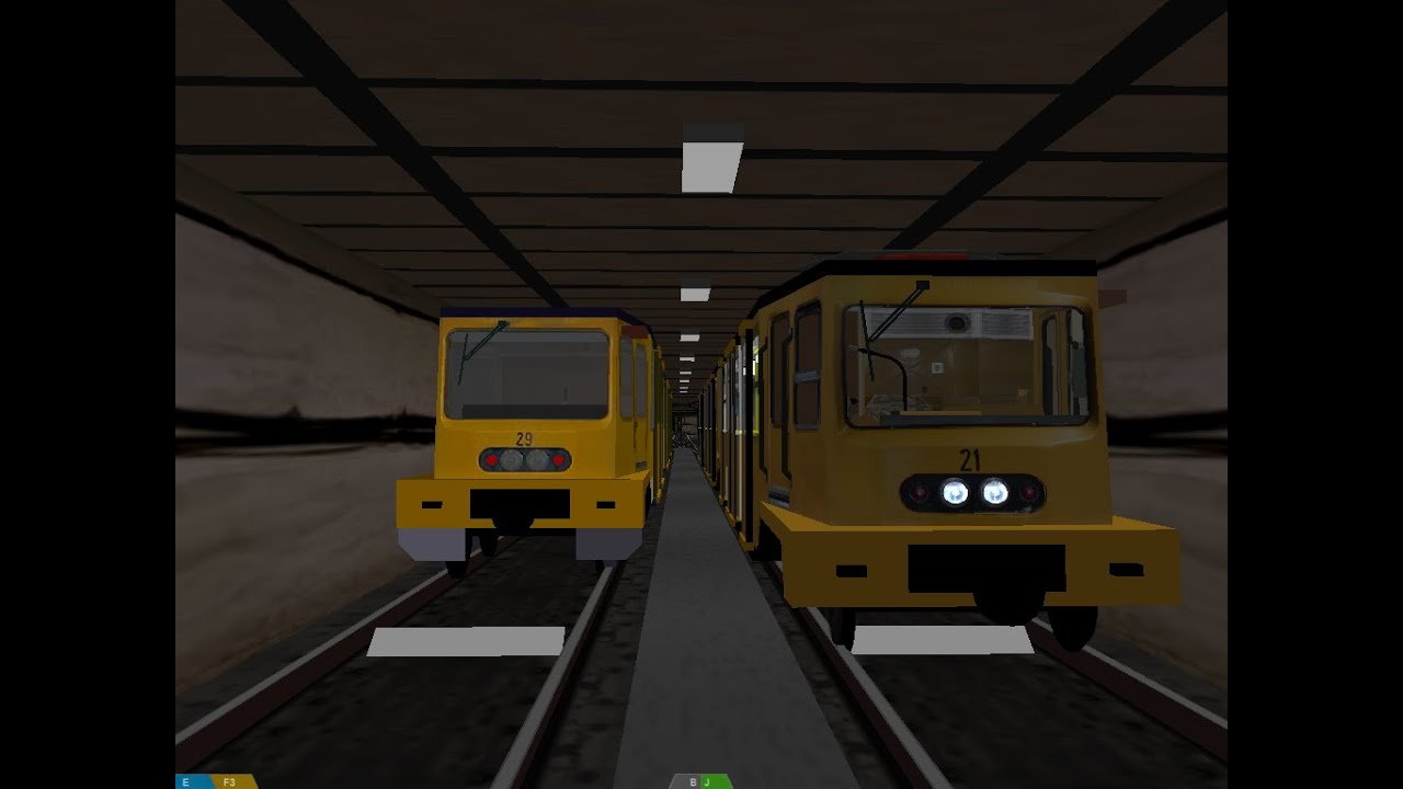 OpenBVE M1-es metró Mexikói út-Vörösmarty tér