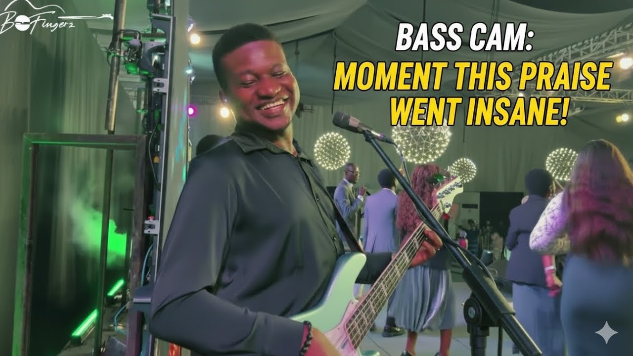 BASS CAM: The Moment This Praise Went INSANE! 🤯 | Lagos Bfingerz (High Tension Gospel Groove)