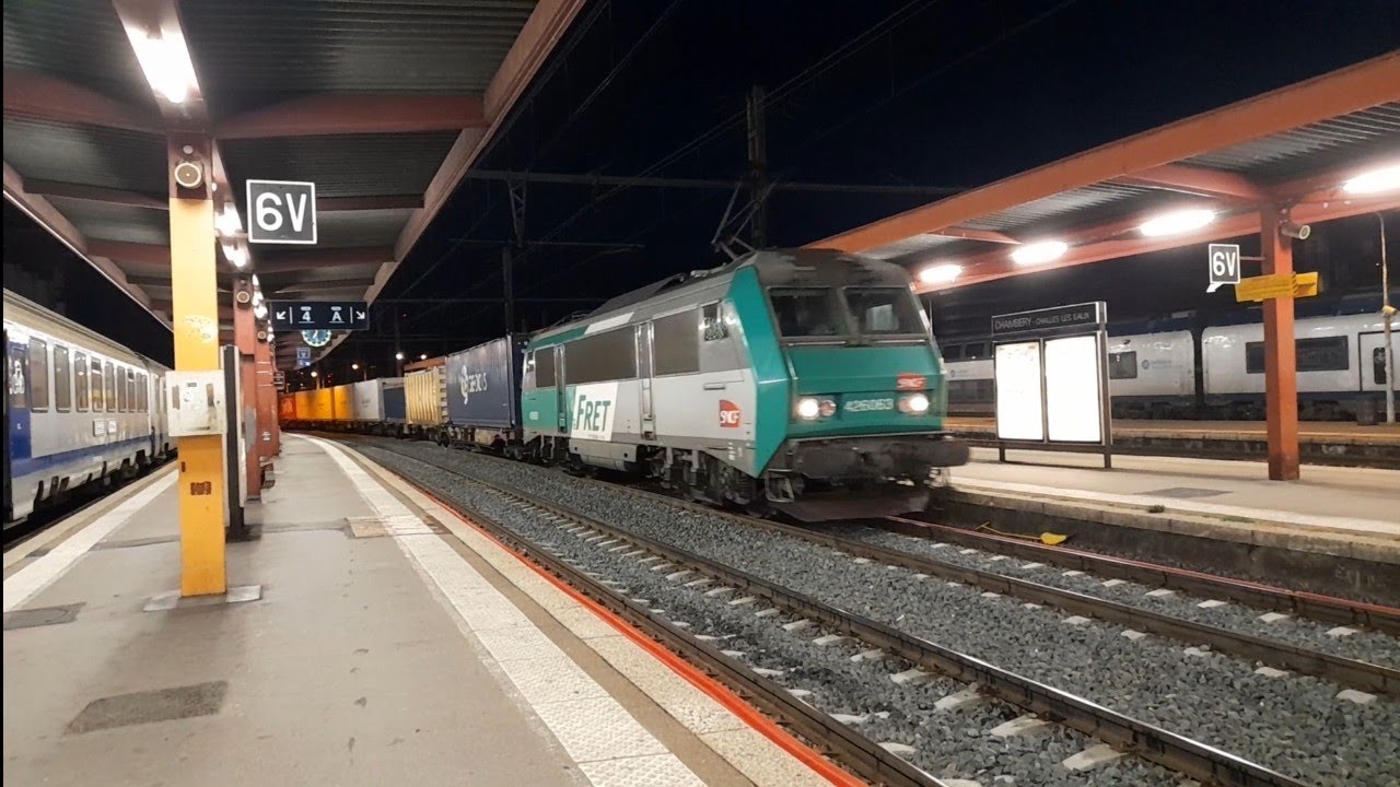 CC6549 - BB26063 - acheminement corails - tgv bleu - pousses et bien d'autre surprise &agrave; chambery...