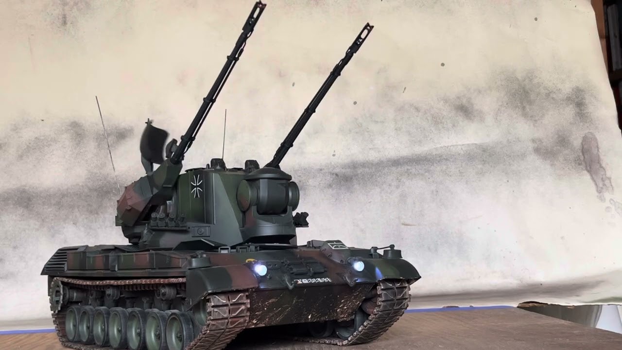 タミヤゲパルト対空戦車フルオペレーション化