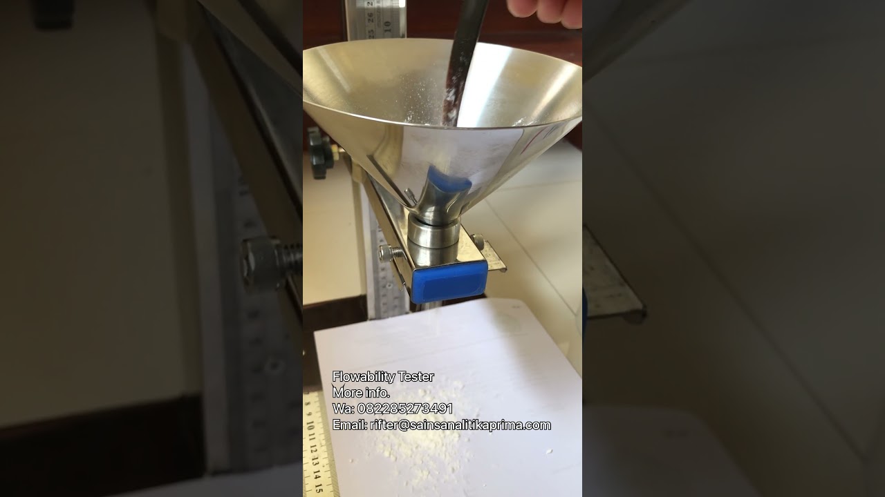 Flowability Tester #powder #flow