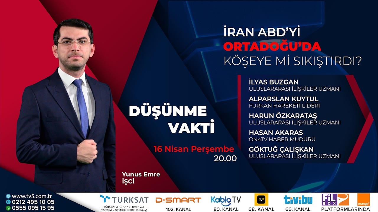 🔴#CANLI | Orta Doğu&rsquo;da Yakın Zamanda Ateşkes Beklemek Ne Kadar Doğru? - D&uuml;ş&uuml;nme Vakti