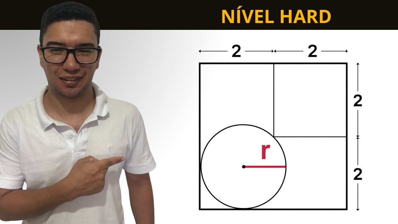 Desafio de Geometria: Qual é o Raio?