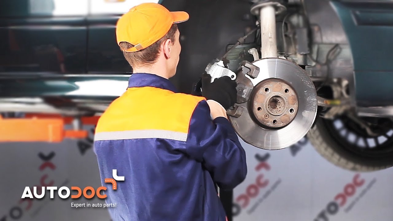 How to change front brake caliper BMW 5 E39 [TUTORIAL AUTODOC]