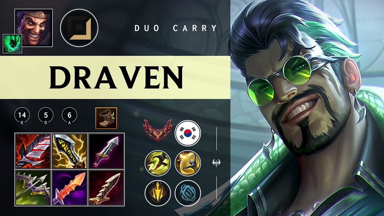 Draven ADC vs Aphelios - KR Grandmaster Patch 26.03