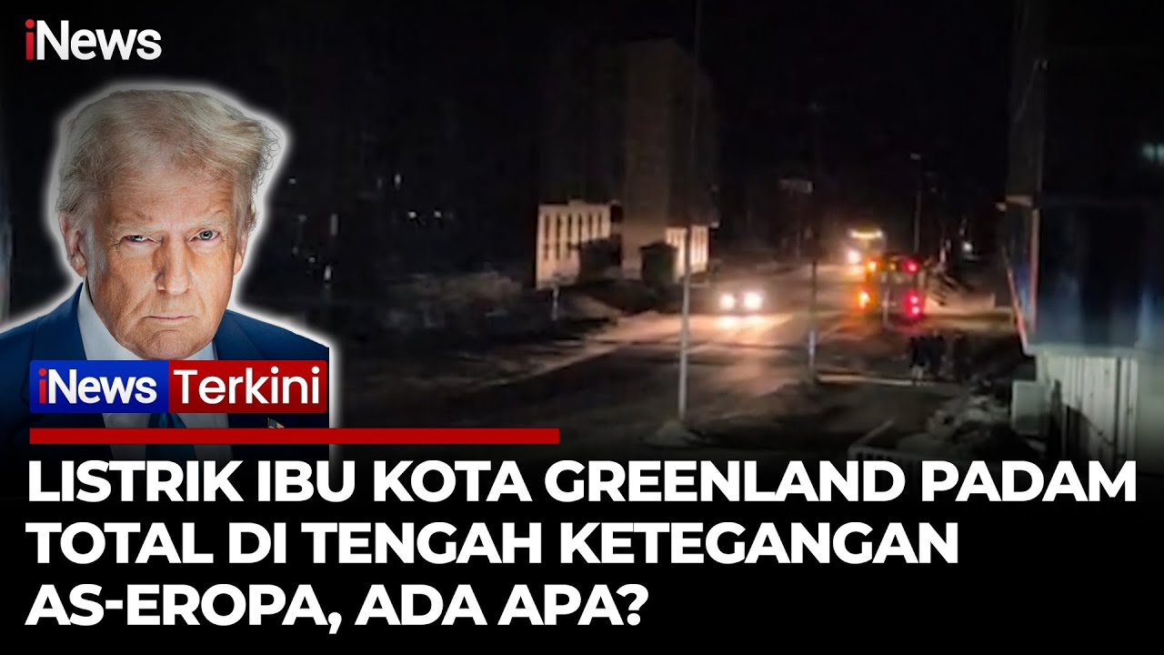 Mencekam! Listrik Ibu Kota Greenland Nuuk Padam Total, Trump VS Eropa Makin Panas? | iNews Terkini