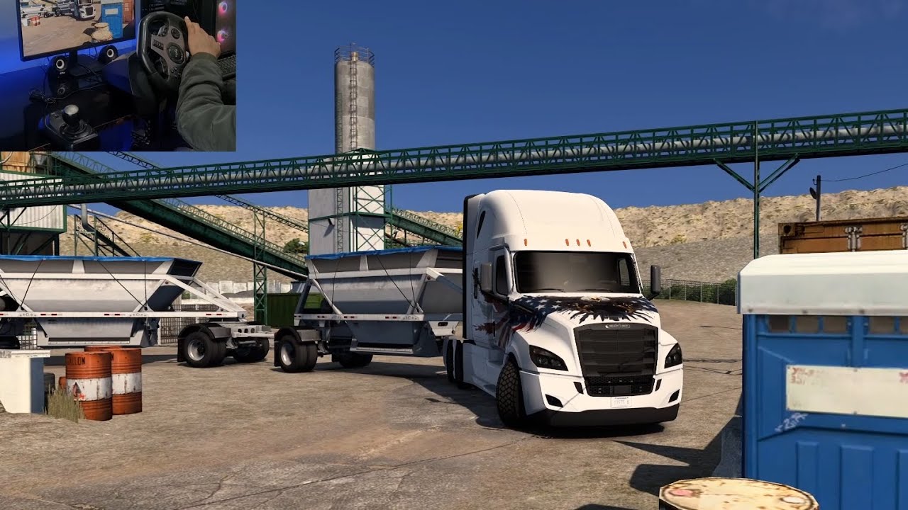American Truck Simulator - Lime Stone Delivery ! PXN V9 Gameplay
