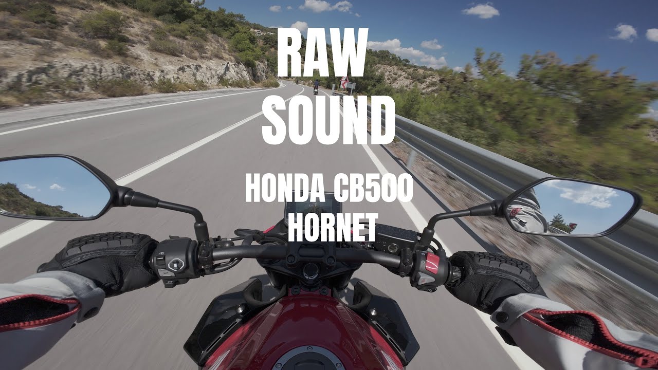 Honda CB500 Hornet RAW Sound Ride | Scenic Break on the Road to Yeşilyurt