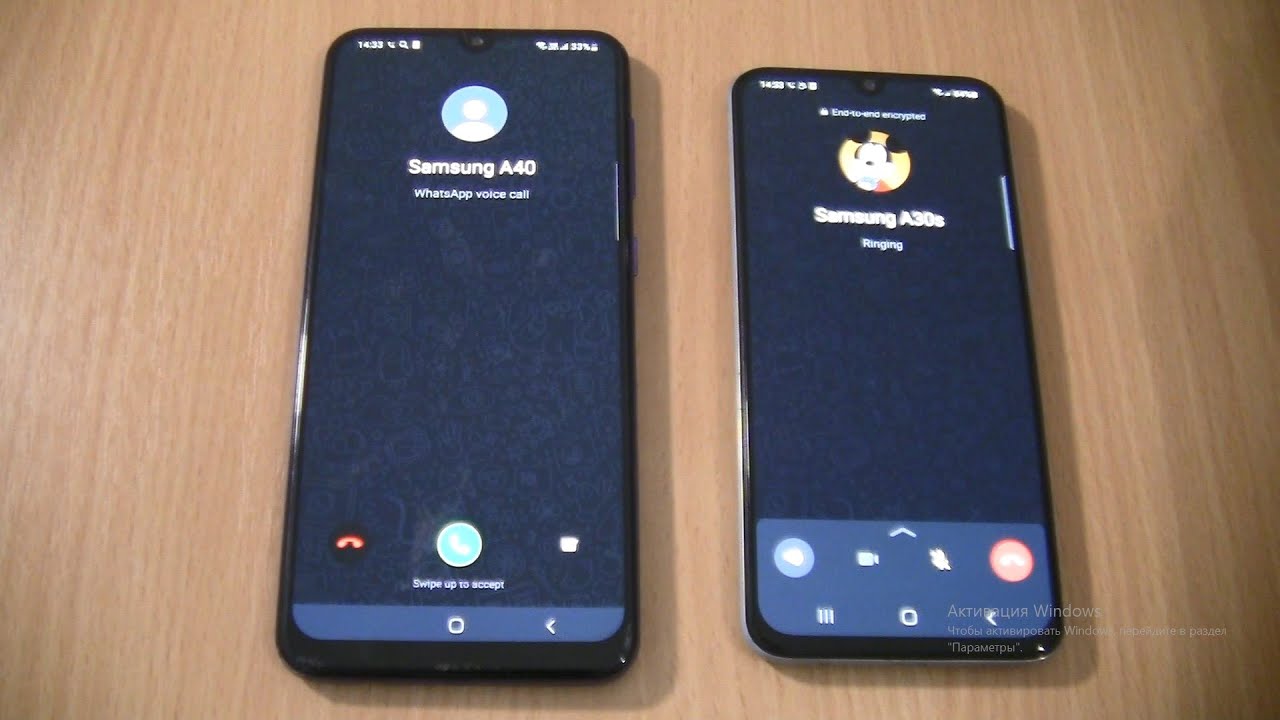WhatsApp Incoming & Outgoing call at the Same Time Samsung Galaxy A40+A30s